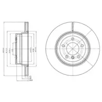BG4284 DELPHI Тормозной диск