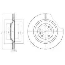 BG4292 DELPHI Тормозной диск