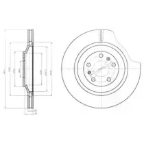 BG4292C DELPHI Тормозной диск