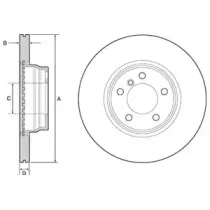 BG4458C DELPHI Тормозной диск
