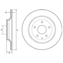 BG4567C DELPHI Тормозной диск