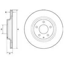 BG4693C DELPHI Тормозной диск