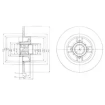 BG9029RS DELPHI Тормозной диск
