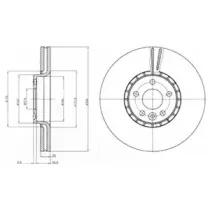 BG9085 DELPHI Тормозной диск