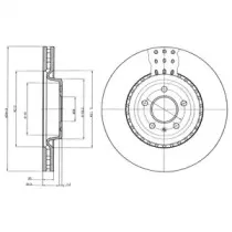 BG9110C DELPHI Тормозной диск