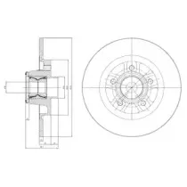 BG9113RSC DELPHI Тормозной диск