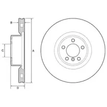 BG9117C DELPHI Тормозной диск