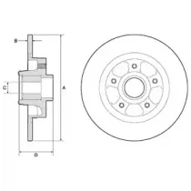 BG9132RS DELPHI Тормозной диск