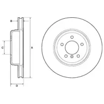 BG9159C DELPHI Тормозной диск