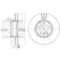 BG9212 DELPHI Тормозной диск