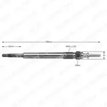 HDS360 DELPHI Свеча накаливания