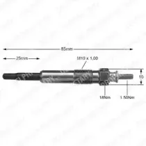 HDS370 DELPHI Свеча накаливания