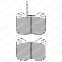 LP108 DELPHI Комплект тормозных колодок, дисковый тормоз