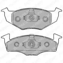 LP1249 DELPHI Комплект тормозных колодок, дисковый тормоз