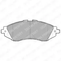 LP1304 DELPHI Комплект тормозных колодок, дисковый тормоз