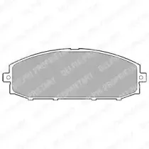 LP1305 DELPHI Комплект тормозных колодок, дисковый тормоз