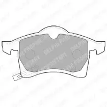 LP1309 DELPHI Комплект тормозных колодок, дисковый тормоз