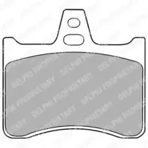 LP1426 DELPHI Комплект тормозных колодок, дисковый тормоз