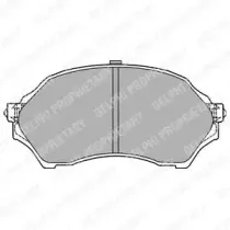 LP1440 DELPHI Комплект тормозных колодок, дисковый тормоз