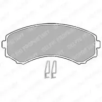 LP1462 DELPHI Комплект тормозных колодок, дисковый тормоз