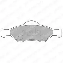 LP1470 DELPHI Комплект тормозных колодок, дисковый тормоз