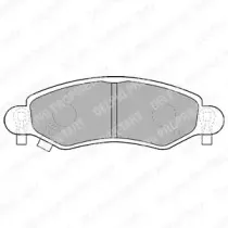 LP1500 DELPHI Комплект тормозных колодок, дисковый тормоз