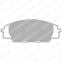 LP1559 DELPHI Комплект тормозных колодок, дисковый тормоз