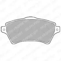 LP1652 DELPHI Комплект тормозных колодок, дисковый тормоз