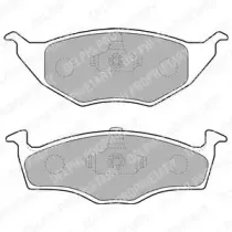 LP1675 DELPHI Комплект тормозных колодок, дисковый тормоз