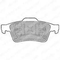 LP1701 DELPHI Комплект тормозных колодок, дисковый тормоз