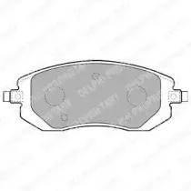 LP1718 DELPHI Комплект тормозных колодок, дисковый тормоз