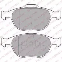 LP1724 DELPHI Комплект тормозных колодок, дисковый тормоз