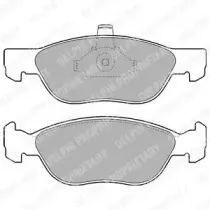 LP1734 DELPHI Комплект тормозных колодок, дисковый тормоз