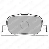 LP1740 DELPHI Комплект тормозных колодок, дисковый тормоз