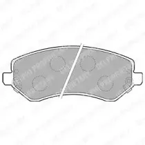 LP1773 DELPHI Комплект тормозных колодок, дисковый тормоз