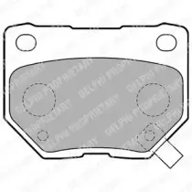 LP1780 DELPHI Комплект тормозных колодок, дисковый тормоз