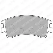 LP1799 DELPHI Комплект тормозных колодок, дисковый тормоз