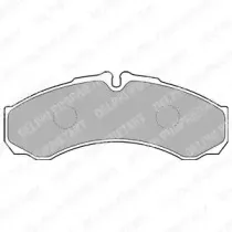 LP1802 DELPHI Комплект тормозных колодок, дисковый тормоз