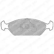 LP1805 DELPHI Комплект тормозных колодок, дисковый тормоз