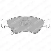 LP1810 DELPHI Комплект тормозных колодок, дисковый тормоз