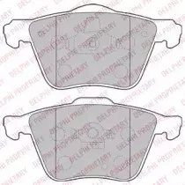 LP1821 DELPHI Комплект тормозных колодок, дисковый тормоз