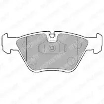 LP1843 DELPHI Комплект тормозных колодок, дисковый тормоз