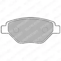 LP1866 DELPHI Комплект тормозных колодок, дисковый тормоз