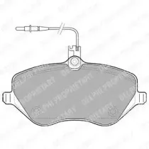 LP1891 DELPHI Комплект тормозных колодок, дисковый тормоз