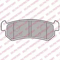 LP1910 DELPHI Комплект тормозных колодок, дисковый тормоз