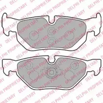 LP1915 DELPHI Комплект тормозных колодок, дисковый тормоз