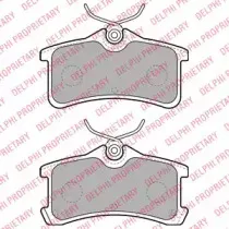 LP1917 DELPHI Комплект тормозных колодок, дисковый тормоз