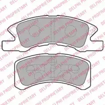 LP1918 DELPHI Комплект тормозных колодок, дисковый тормоз