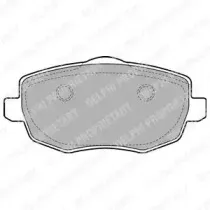 LP1934 DELPHI Комплект тормозных колодок, дисковый тормоз