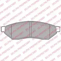 LP1946 DELPHI Комплект тормозных колодок, дисковый тормоз